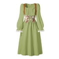 thumbnail image 4 of Vividxx Dresses For Girls Long Sleeve French Court Style Elegant Party Gown Beach Party Dress, 4 of 4