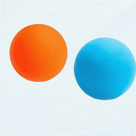 Massage Lacrosse Balls Trigger Point Therapy- Myofascial Release Muscle Knots Yoga Therapy Silicone Ball Deep Tissue Massage, Pack of 2 Balls