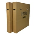thumbnail image 6 of uBoxes Double Wall TV Moving Boxes 72 x 6 x 42 inch with Sleeves, 2 Pack, 6 of 14