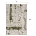 thumbnail image 2 of 4â€™ x 6â€™ Green and Ivory Distressed Area Rug, 2 of 7