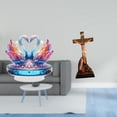 thumbnail image 2 of Centro De Mesa De Cisne Acrílico Con Estatua Religiosa De Jesús Y La Virgen María Para Oficina, Estantería, Decoración De Dormitorio, 2 of 8