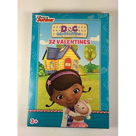 Disney Junior Doc McStuffins 32 Valentines Classroom Exchange Cards ...