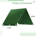 thumbnail image 4 of Outdoor Swing Canopy Replacement Top, Green Rectangular Swing Roof, 52 x 90 in, 4 of 5