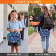 thumbnail image 6 of OPUX Insulated Lunch Bag for Kids, Reusable Lunch Box for School, Space, 6 of 7