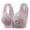 Light Purple, variant on Women’s Bras Women's Double Support Wireless Bra, Full-coverage Wirefree Bra Light Purple 36