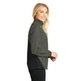 thumbnail image 3 of Port Authority Ladies Zephyr Reflective Hit Full Zip Jacket-XL (Grey Steel/ Deep Black), 3 of 6