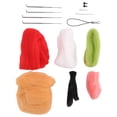 thumbnail image 2 of ZPSHYD Kit de Fieltro de Aguja, Paquete de Material Artesanal de Fieltro de Lana DIY, Fieltro de Lana de Perro Bonito de Felpa para Principiantes con Manual de Instrucciones en inglés, 2 of 5
