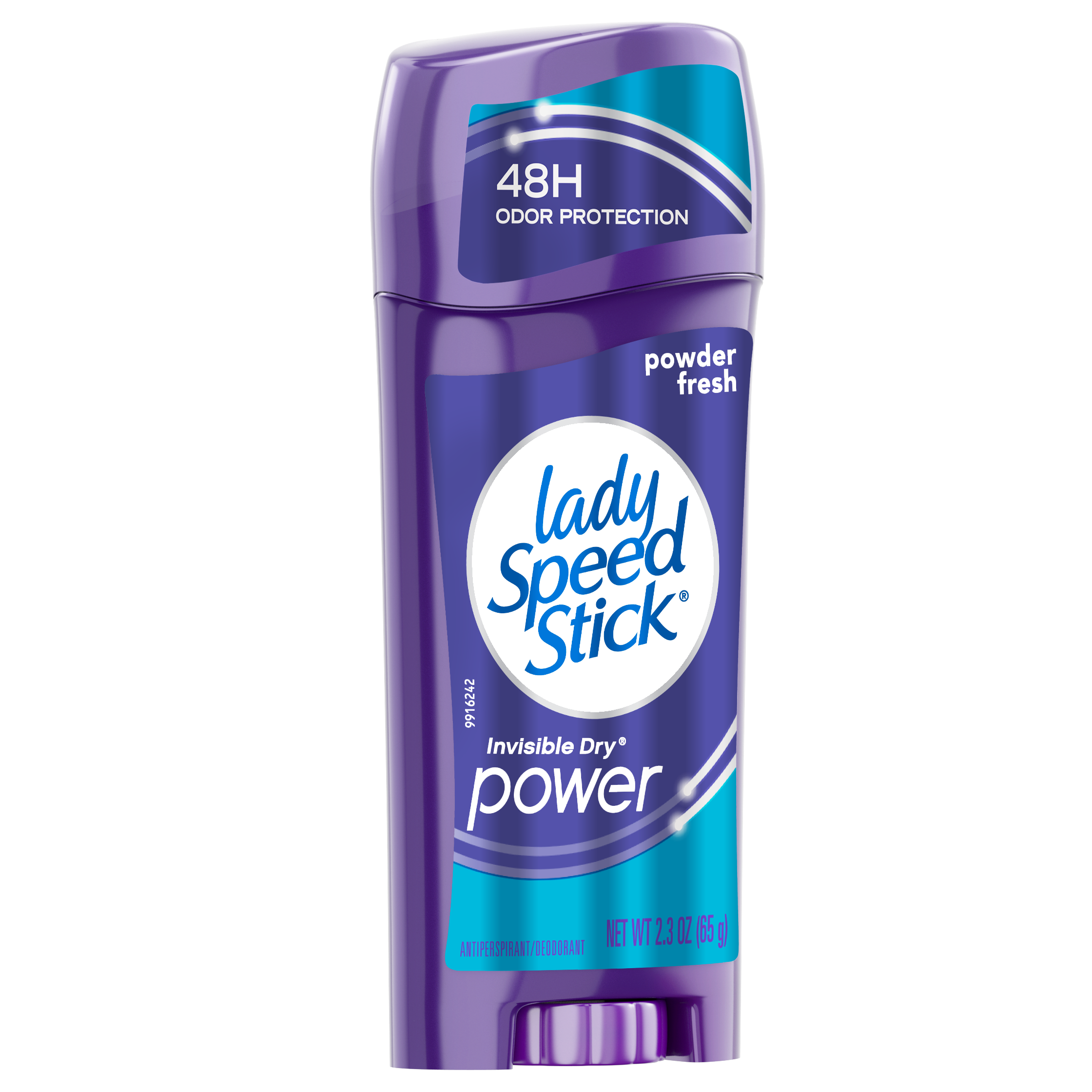 Lady Speed Stick, Invisible Dry Power Antiperspirant Female Deodorant, Powder Fresh, 2.3 oz - image 2 of 4