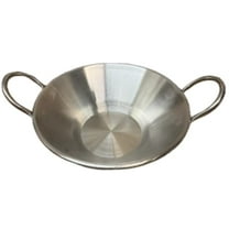 Grande cazo Para Carnitas Extra Large 24" Shallow 8" Stainless Steel Heavy Duty Acero Inoxidable Wok comal Fry Pan