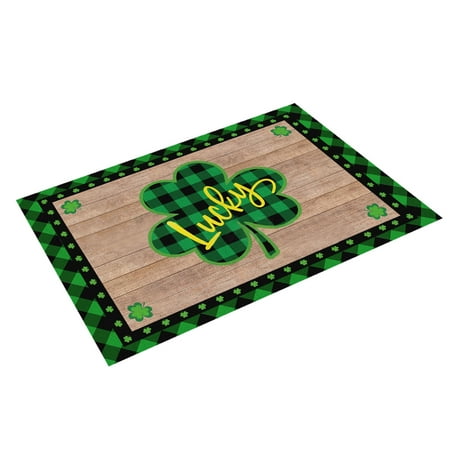 

Accaprate Clearance! St Patricks s Day Placemats Scandinavians Irish Day Plaid Decorative Placemats Insulated TableclothsKitchen Appliances for Home Unique Kitchen Gadgets Kitchen Utensils