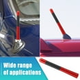 thumbnail image 3 of Unique Bargains 1 Set 12cm 4.7' Car AM FM Radio Signal Antenna Mast Universal Carbon Fiber Pattern Red, 3 of 6