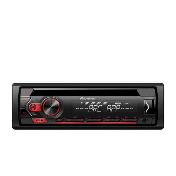 Pioneer DEH-S1200UB CD Audio Receiver with Enhanced Audio Functions, front USB connection, Pioneer A