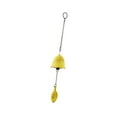 thumbnail image 4 of Campana de viento japonesa, campana de viento decorativa tradicional Vintage, adorno de carillón de viento colgante de Metal para puerta, habitación, Amarillo, 4 of 8