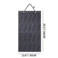 thumbnail image 5 of Tuvgenk Large Capacity Hair Clip Organizer Display 25x14 inch Hanging Hair Accessory Storage Gray Adjustable Cloth Durable for Hair Claw Clip, 5 of 5
