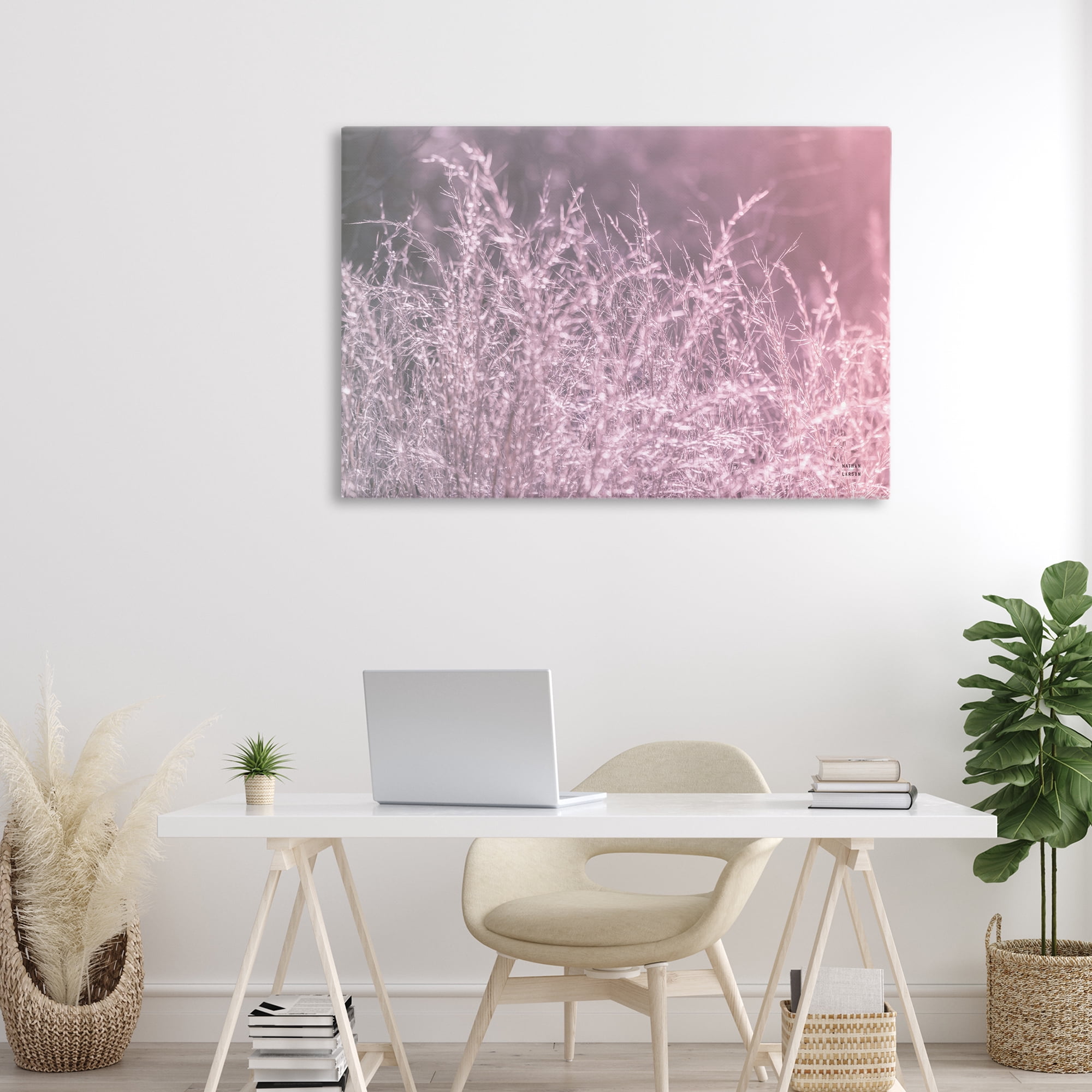 Stupell Industries Pink Morning Gentle Meadow Canvas Wall Art, design by Nathan Larson