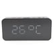 thumbnail image 3 of Espejo Con Alarma Led, Reloj De Mesa Con Repetición, Termómetro Digital De Escritorio Electrónico, Retroiluminación Automática, Herramientas Multifuncionales Grandes Advancent HA028090-02, 3 of 7