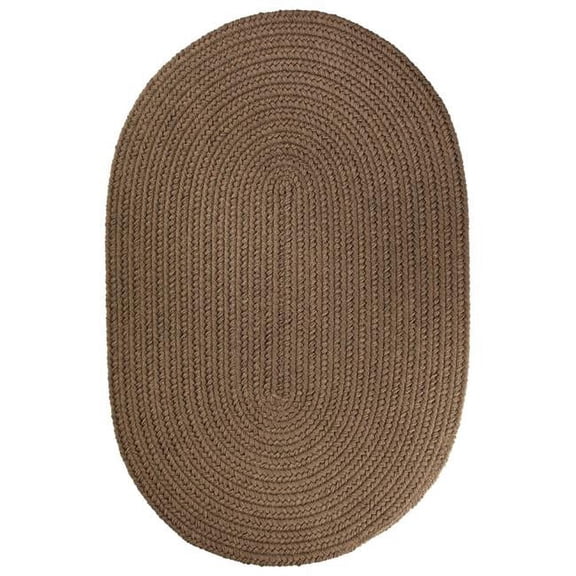 Solid 10x13 Rug Brown Velvet