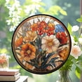 thumbnail image 2 of Stained Glass Window Hanging Flower Arrangement, Valentine’s Day Decor, Festival Gift Ornament, Christmas Ornament Gift, Mother’s Day Keepsake, Keepsake 2025, 2 of 6
