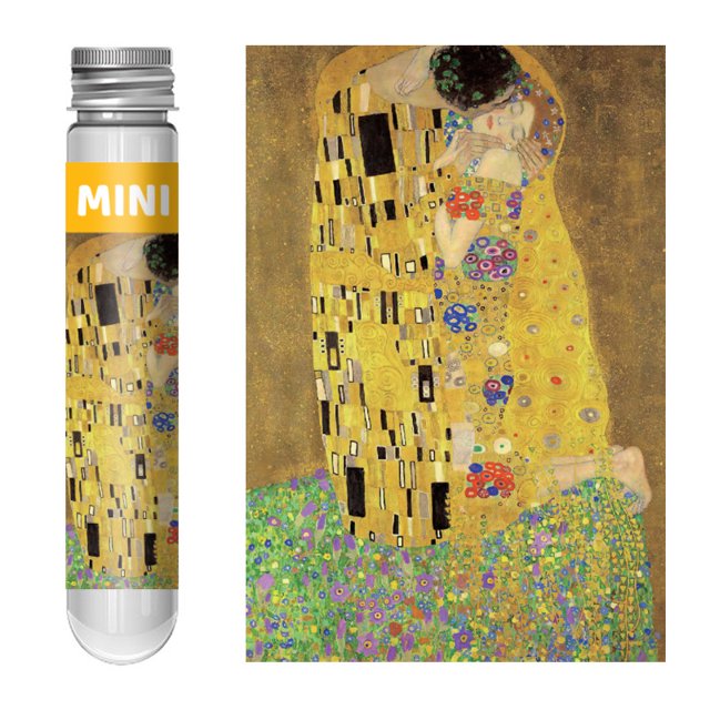 150 Mini rompecabezas de tubo de ensayo, rompecabezas de dibujos animados para adultos, juguetes para niños, Mini rompecabezas de tarjeta azul, ideal para rompecabezas planos