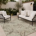 thumbnail image 3 of Addison Rugs Chantille Indoor/Outdoor Transitional Floral Aloe Machine Washable Rectangle Rug, 10' x 14', 3 of 8