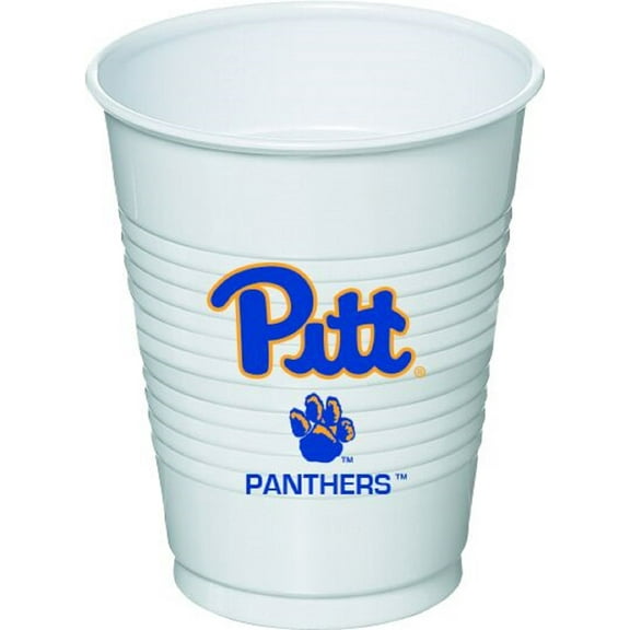 Pittsburgh Pitt Panthers NCAA University College Sports Party 16 oz Plastic Cups