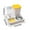 Yellow, variant on Pet Water Dispenser With Large Capacity Dry Wet Separation Automatic Water Feeder Integrated Water And Food Feeder Dog Water Dispenser