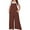 B1-Brown, variant on Women’s Plus Jumpsuits Summer Boho Casual Wide Leg Overalls Black 3X Baggy Rompers with Pocket