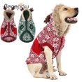 thumbnail image 2 of Benepaw Christmas Dog Sweater Winter Warm Reindeer Hooded Knitted Pullover Cat Puppy Clothing Pet Clothes For Small Medium Dogs ShopWise Round, 2 of 8