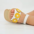 thumbnail image 6 of Herrnalise Toddler Shoes Baby Girls Cute Fashion Cotton Flowers Non-slip Soft Bottom Sandals Headdress Set summer sale !, 6 of 9