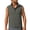 Army Green, variant on Men's Stand Collar Full Zip Sleeveless Vest, Secure Side Storage Pockets Tear Resistant Outer Mountain Climbs Orange S