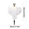 thumbnail image 2 of Halloween Outdoor Yard Decorations Solar Powered Ghost Ground Stakes with Colorful LED String Lights, Spooky Garden Markers for Holiday Yard Decor, 2 of 7