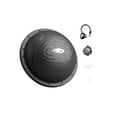 thumbnail image 4 of Quzzie Balance Ball Exercise Core Training Inflatable Ball Half Ball Balancing Strength Fitness Ball non slip Exercise Ball with Pump for mountain climbers lunges comprehensive training black, 4 of 8