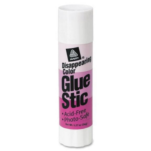 Permanent Glue Stics, Purple Application, 1.27 Oz, Stick