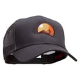 thumbnail image 5 of Desert Scenery Embroidered Solid Cotton Twill Mesh Prostyle Cap - Charcoal OSFM, 5 of 5