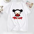 thumbnail image 4 of Funny Cartoon Pucca China Doll T-shirt Men Women Cute Graphic T Shirts Cotton Short Sleeve Men's Clothes Anime Tee Shirt, 4 of 10