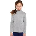 thumbnail image 4 of Leveret Solid Turtleneck 100% Cotton (14 Years, Light Grey), 4 of 7
