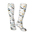 thumbnail image 5 of Lsque Cute Whale Printed Crew Socks Men's Women's LightWeight Thin Casual Calf Socks ,Knee High Socks,Cotton Socks, 5 of 9