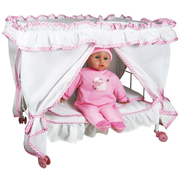 Lissi: Princess Canopy Bed Set W/ 14" Baby Doll