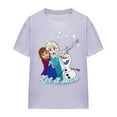 thumbnail image 1 of Frozen T-Shirt Femme Let It Snow Elsa Anna, 1 of 6