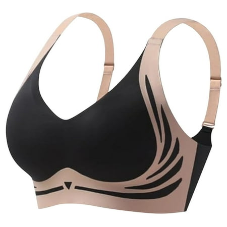 Clearance! bras for women sports bras for women Super Gather Bra Soft Comfortable Gather Bra Wireless Push Up Bra Lift Bra Women Lingerie Everyday Sports Bras Big sales Black