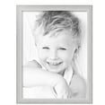 thumbnail image 2 of ArtToFrames 18" x 24" Metro Ice Silver Black Picture Frame, 18x24 inch Silver Wood Poster Frame (WOM-5247),  Pack, 2 of 7
