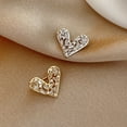 thumbnail image 3 of Eoperou Women Brooch Hollow Out Heart Shape Rhinestone Anti-slip Wear-resistant Coat Collar Hat Scarf Decoration Clothes Pin Garment Jewelry, 3 of 8