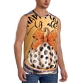 thumbnail image 2 of Daiia Fall Farmhouse Pumpkins1 Printed Men's Tank Tops,Casual Soft Sleeveless Gym Muscle Shirts Bodybuilding Tee-Small, 2 of 8