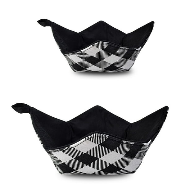 1 Juego de soporte para cuencos calientes apto para microondas, protege las manos, soportes para cuencos resistentes al calor, Material de algodón, accesorios de cocina, estante para cuencos