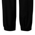 thumbnail image 2 of Gibobby Pantalones de Casuales para Mujer Pantalones Mujer Bolsillo Parche Pantalones Overol Cintura Elástica Casual Mujer Pantalones (Negro, L), 2 of 5