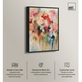 thumbnail image 2 of Soft Lush Pastel Canvas New Floral Wall Art by Art Remedy, Black Frame, 10" x 15", 2 of 7