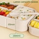 thumbnail image 4 of Fiambrera portátil de doble capa Love con arroz que se puede calentar en microondas Fiambrera portátil para estudiantes Bento Box Wmkox8yii  jkg1574, 4 of 4