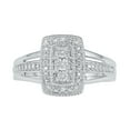 thumbnail image 2 of STERLING SILVER 0.02 CTTW WHITE DIAMOND FASHION RING, 2 of 4