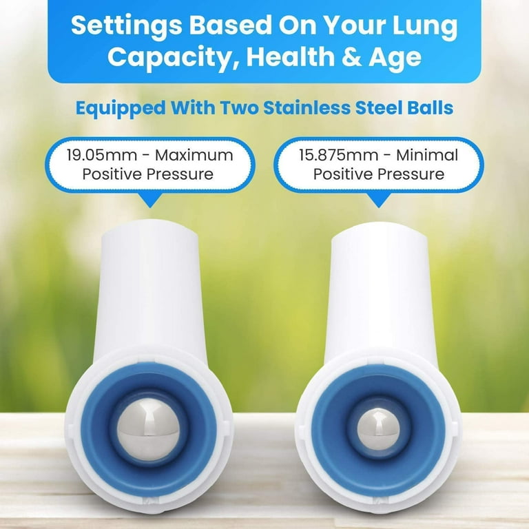 KAN Breathe Natural Breathing Lung Exerciser & Mucus Removal Device 