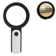 thumbnail image 2 of Lupa con luz, lupa grande de mano, lupa iluminada con luz LED para degeneración macular, lectura de personas mayores, soldadura, inspección, monedas, joyería, exploración Fokelyi 221374-1, 2 of 9